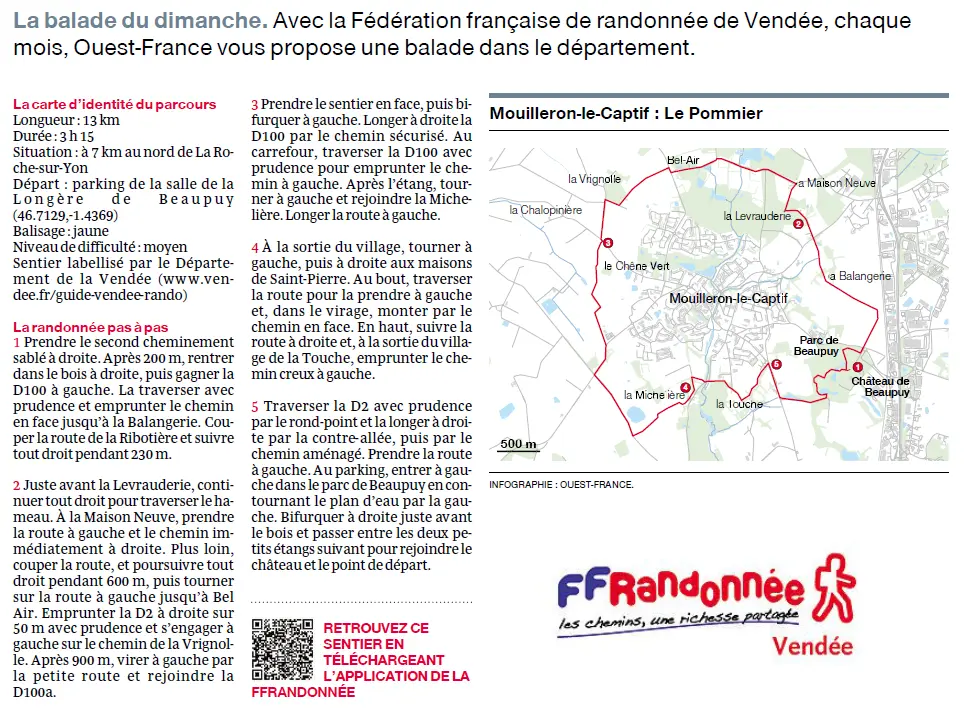 Balade du Dimanche Ouest France de janvier 2026